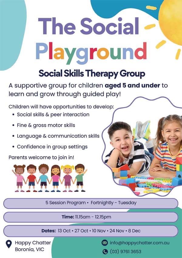 group speech therapy for kids